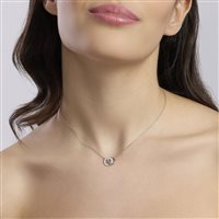 Collana Mabina Donna Incastro Perfetto in Argento Cubic Zirconia 553833 - 553833